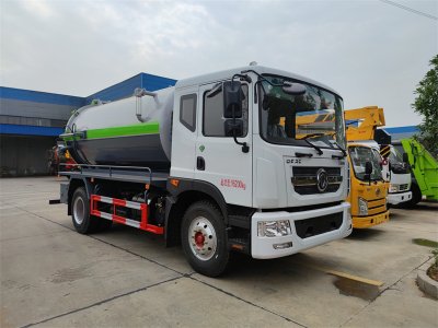 抽吸運(yùn)輸污水淤泥、糞便、沼液罐式車(chē)，國(guó)六排放吸污車(chē)抽吸快、適用面廣